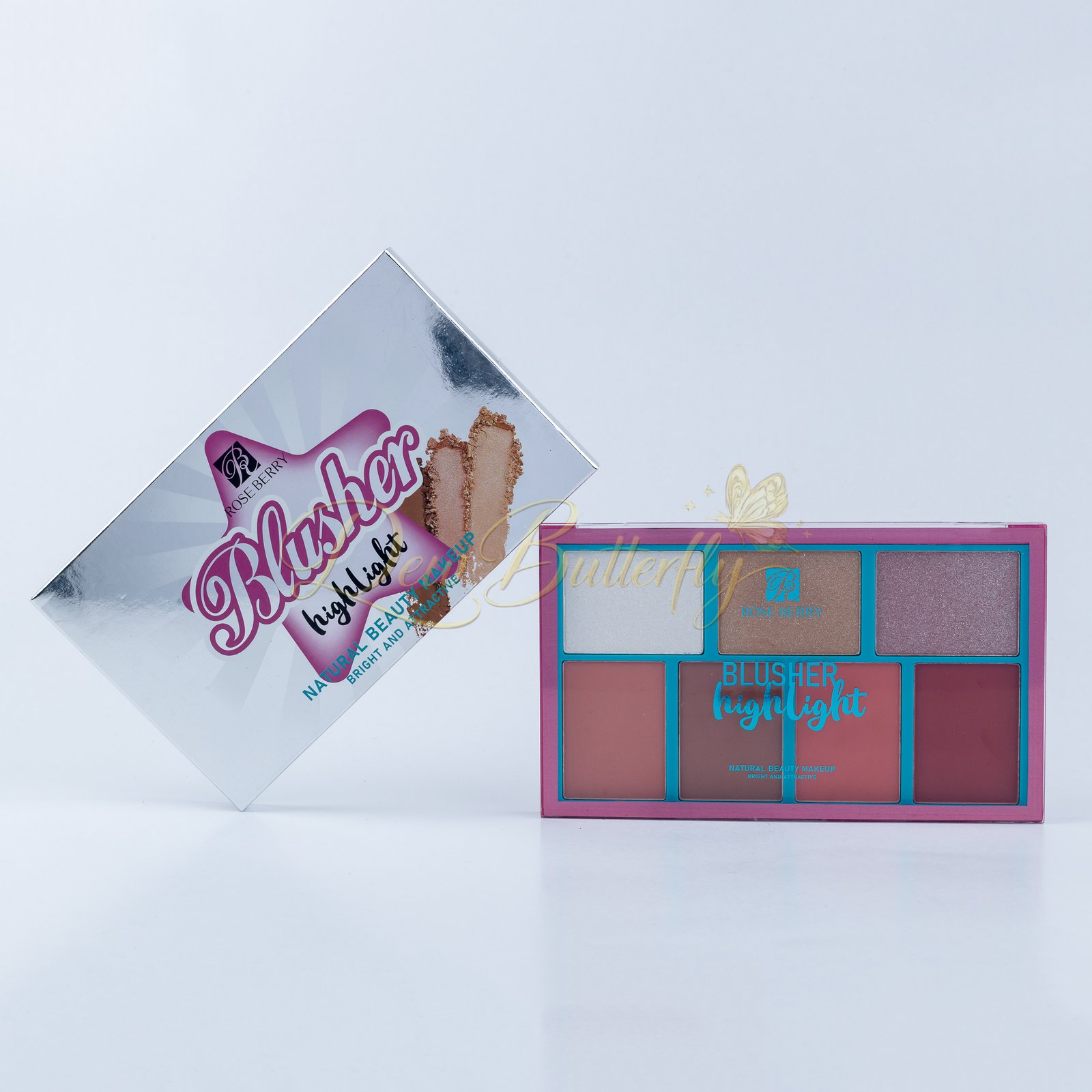 ABP_7843 copy Roseberry Glided Blusher & Highlighter Palette - Image 1